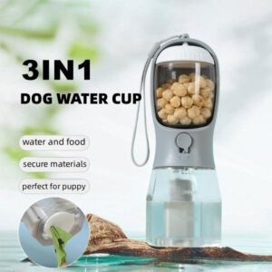 3-in-1 Portable Dog Water Bottle